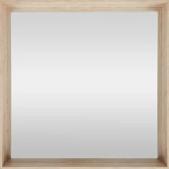 Merk Wanddecoratie>Houten Spiegel