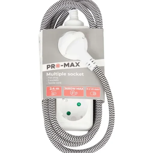 Pro-max Verlengsnoeren> Stekkerdoos