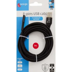 Sologic Kabels & Splitters></noscript> Laad- En Datakabel 8-Pins