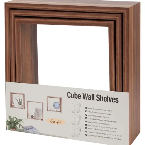 Merk Woonaccessoires>Wandkubus-Set